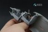 Quinta Studio QD48571 AH-64A 3D-Printed & coloured Interior on decal paper (Hasegawa) 1/48