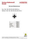 Techmod 48027 - German Luftwaffe Balkenkreuze (1:48)