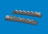 Eduard 6481099 P-40 cold weather exhaust stacks rounded PRINT EDUARD 1/48