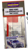 Hobby Design HD02-0381 Photoetch Detail-Up Set for Mercedes CLK-GTR Tamiya 24195 1/24