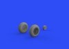 Eduard 648505 P-51D wheels block tread 1/48 EDUARD