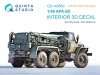 Quinta Studio QD+48569 APA-5D 3D-Printed & coloured Interior on decal paper (KittyHawk/Zimi model) (with 3D-printed resin parts) 1/48