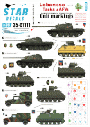 Star Decals 35-C1111 Lebanese Tanks & AFVs 4 1/35