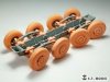 E.T. Model P35-111 WWII German Sd.Kfz.234 workable suspension ( 3D Printed ) For DRAGON Kit 1/35