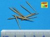 Aber 350L-12 Set of 12 pcs 150 mm barrels for German ships: Bismarck, Tirpitz, Scharnhorst, Gneisenau (1:350)