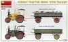 MiniArt 38038 German Tractor D8506 with trailer 1/35