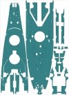 Pontos 23003F1 USS BB-63 Missouri 1945 Detail Up Set (20B Deck Blue stained wooden deck) (1:200)