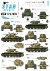 Star Decals 72-A1005 Finnish Tanks in WW2 # 1. KV-1 m/1942, KV-1E, ISU-152, PzKpfw IV Ausf J, T-37A and T-38 1/72