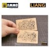 Liang 0006 Salt Weathering Effects Airbrush Stencils (Sparse)