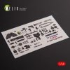 KELIK K48108 P-38F Lightning - interior 3D decals for Academy kit 1/48