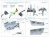 Quinta Studio QDS-72173 Blackburn Buccanneer S.2B Late 3D-Printed & coloured Interior on decal paper (Airfix) (small version) 1/72