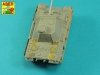 Aber 72A16 Siatki do niemieckiego czołgu Panther, Ausf.A/D / PzKpfw. V, Ausf.A/D, Panther - Grilles 1/72
