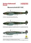 Techmod 72011 - Messerschmitt Bf 110C (1:72)
