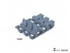 E.T. Model P35-044 WWII German Pz.Kpfw.III/IV Ostketten Workable Track 3D Printed 1/35