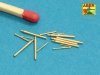 Aber 350L-75 Barrels set for Japnnese Light Cruiser like: Abukama; Isuzu; Kinu; Nagara; Natori; Yura -140mm x 7, 25mm x 4, 13mm x 4 (1:350)