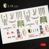 KELIK K48027 F-4B INTERIOR 3D DECALS FOR TAMIYA KIT 1/48
