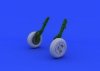 Eduard 648218 Spitfire Mk. XVI wheels - 3 spoke 1/48 (EDUARD)