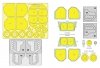 Omask 54070 Ka-52 Alligator double-sided mask (for Zvezda 4830) 1/48