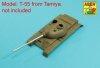 Aber 48L-41 Russian D-10T 100mm tank Barrel for T-55 Fit to Tamiya model: 32571; 1/48