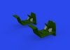 Eduard 648873 Bf 109E rudder pedals early PRINT 1/48