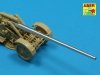 Aber 72L-46 Lufa 17cm do niemieckiej armaty typu18 / German 17cm barrel for Kanone 18 1/72