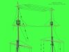 Master SM-350-117 SMS Viribus Unitis - masts, yards and other turned and resin parts set (for Trumpeter kit) 1/350