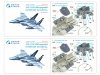 Quinta Studio QDS+32252 F-15C PAD-upgraded 3D-Printed & coloured Interior on decal paper (Tamiya) (Small version) (with 3D-printed resin parts) 1/32