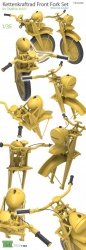 T-Rex Studio TR35098 Kettenkaraftrad Front Fork 1/35