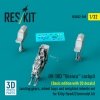 RESKIT RSU32-0169 OV-10D Bronco cockpit (Basic edition with 3D decals) landing gears, wheel bays and weighted wheels set for Kitty Hawk/Zimimodel kit (3D Printed) 1/32