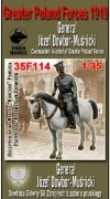 ToRo Model 35F114 Wojska Wielkopolskie 1919 - Gen. Józef Dwobor-Muśnicki / Greater Poland Forces 1919 General Józef Dowbor-Muśnicki Commander-in-chief of Greater Poland Forces 1/35