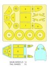 Omask 54073 Lagg-3 mask (for Zvezda) 1/48