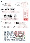 Star Decals 72-A1136 War in Ukraine # 6. T-72B1 and BMP-1 1/72