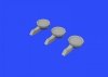 Eduard 648359 P-51D rear view mirrors AIRFIX 1/48