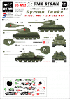 Star Decals 35-952 Syrian Tanks in 1967 War 1/35