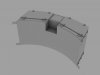 Panzer Art RE35-064 Stowage bin for Tiger I tank (Kursk Battle) 1/35