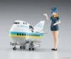 Hasegawa SP465 Egg Girls Collection 12 Sara Mayuki (CA) w/Airliner 1/20