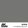 AK Interactive RC979 A-14 Interior Steel Grey 17 ml