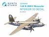 Quinta Studio QD48494 B-26B/C Marauder 3D-Printed coloured Interior on decal paper (ICM) 1/48