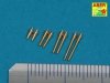 Aber A72 005 Set of 8 turned cal .50 (12,7mm) U.S. Browning M2 barrels for P-47 Thunderbolt (1:72)