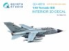 Quinta Studio QD+48518 Tornado IDS 3D-Printed coloured Interior on decal paper (Italeri) (with 3D-printed resin parts) 1/48