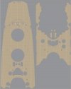 Pontos 35005WD1 IJN Musashi Wooden Deck set 1944 (1:350)