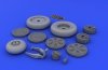 Eduard 648026 MiG-21 wheels 1/48 (EDUARD)
