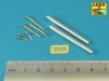 Aber 35L-235 Barrels for British WWI Tank Mk.I Male – 6 pdr. gun x 2 pcs. &amp;amp;amp;amp;amp;amp;amp; 8mm Hotchkiss m.1909 x 3 pcs. (1:35)