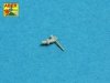 Aber 700 L-36 Set of 20 pcs 37 mm /54 Breda gun barrels for Italian Navy ships (1:700)