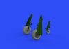 Eduard 648504 P-51D wheels cross tread 1/48 EDUARD