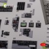KELIK K48089 F-4J Phantom II interior 3D decals for Academy kit 1/48