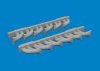 Eduard 6481049 P-39 exhaust stacks fishtail PRINT ARMA HOBBY 1/48