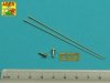 Aber R-44 Zestaw 2 anten VHF pojazdów NATO / Set of 2 NATO antennas with mount bases 1/35