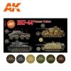 AK Interactive AK11656 3G 1937-44 PANZER COLORS 6x17 ml