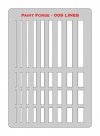 Paint Forge PFST009M STENCIL - LINES